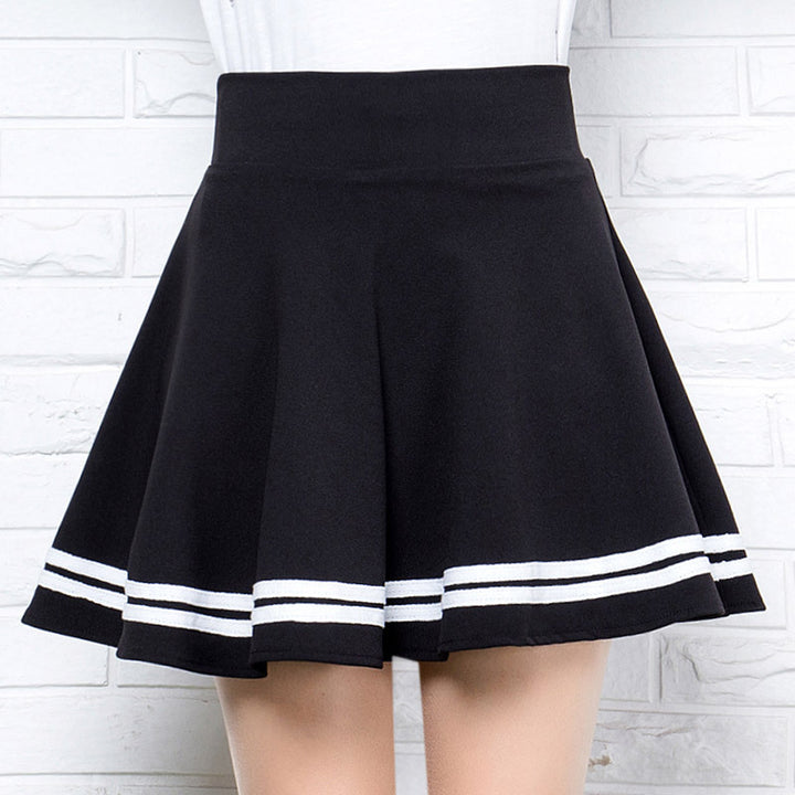 Low Neck Neckline Halter Short Top + Short Skirt