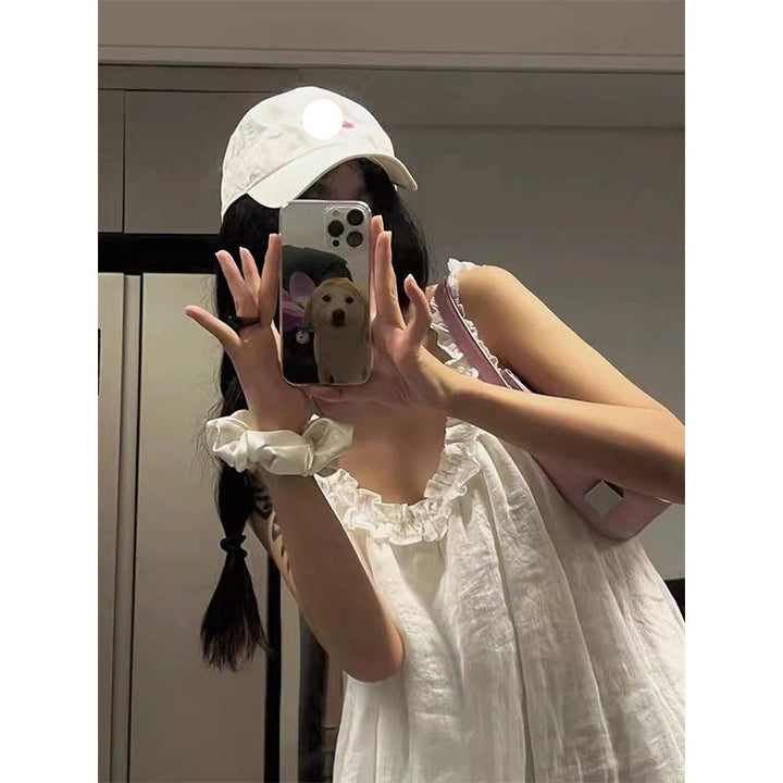 Halter Ruffle Premium Pajamas