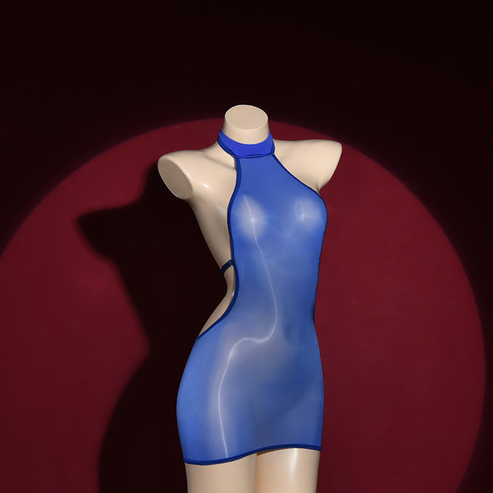 Tight thin wrap-around skirt