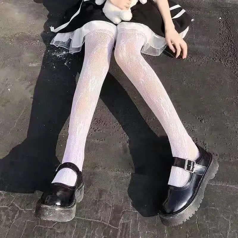 Black stockings thin and breathable