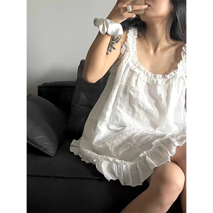 Halter Ruffle Premium Pajamas