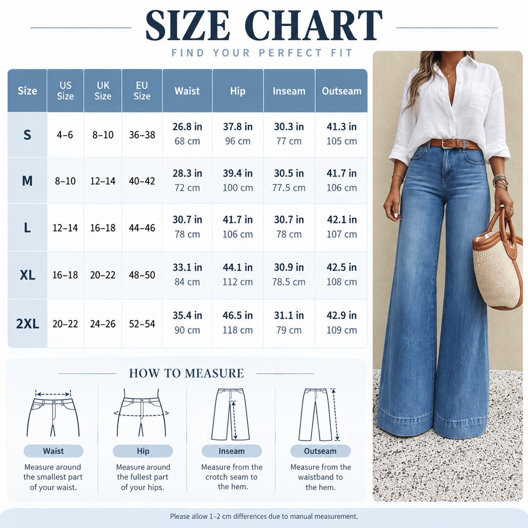 High Rise Wide Leg Jeans