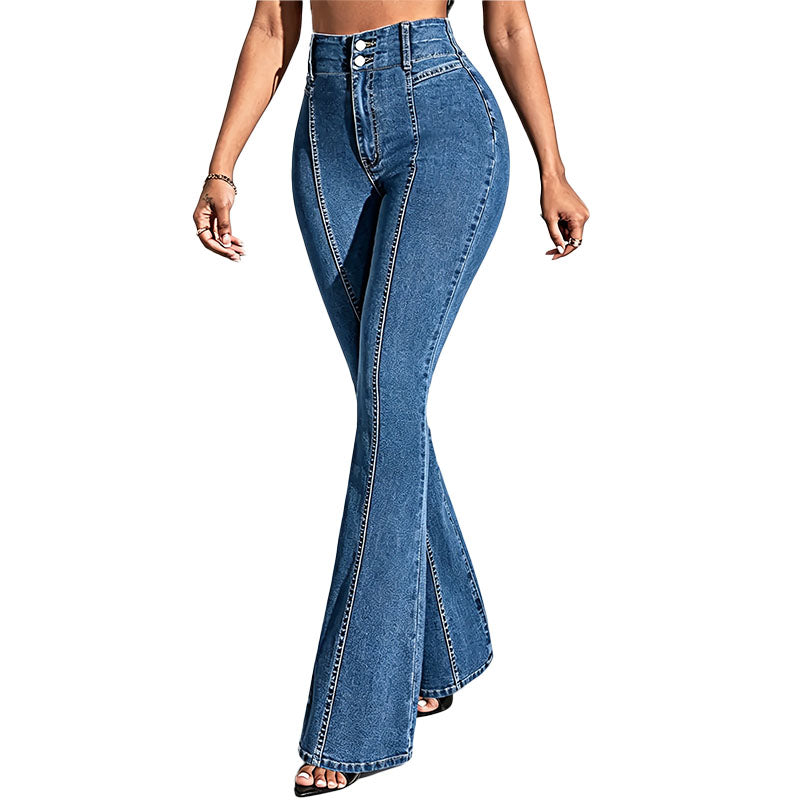 High Waist Flare Jeans