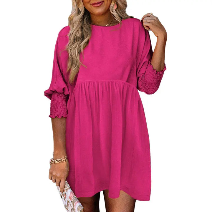 Relaxed Smock Mini Dress
