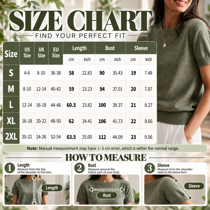 Relaxed Short Sleeve Knit Top