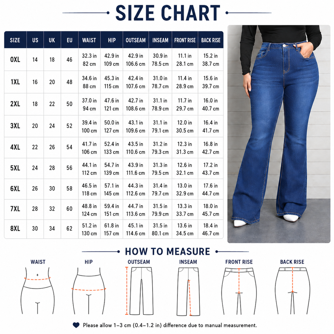 High Rise Flare Jeans