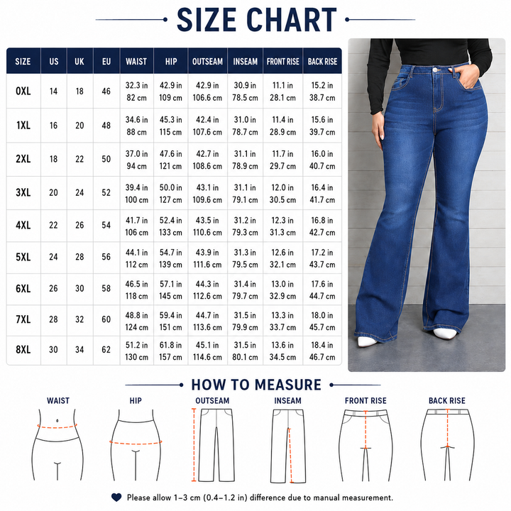 High Rise Flare Jeans