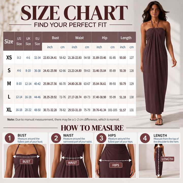 Backless Halter Maxi Dress