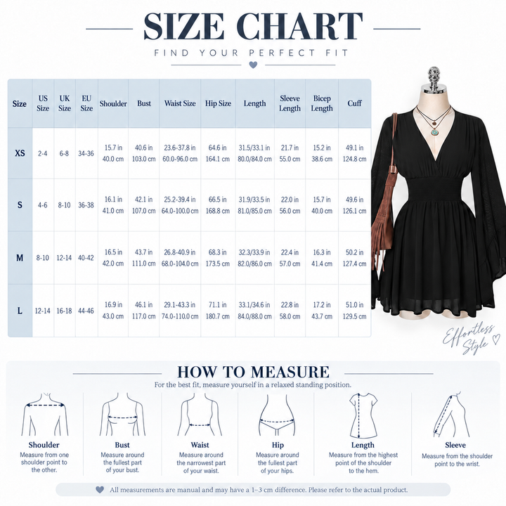 Smocked Waist Bell Sleeve Mini Dress
