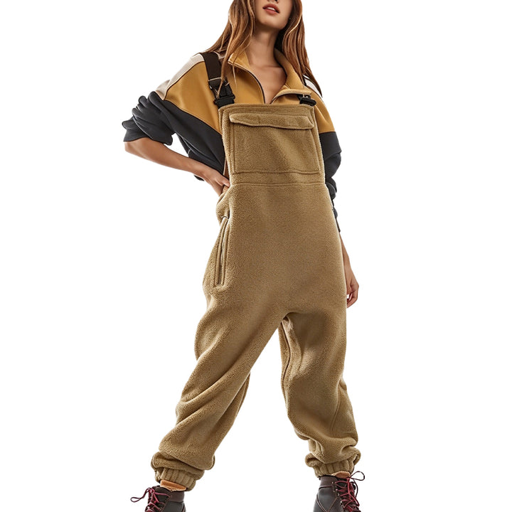 Fleece Utility Bib Overalls