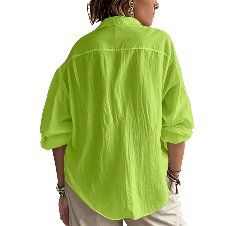 Relaxed Linen Blend Shirt