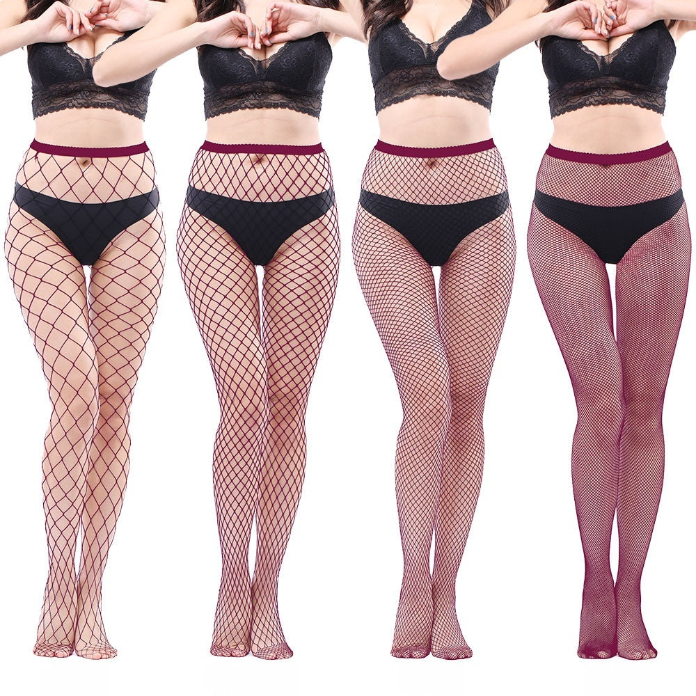 Fashion Fishnet Tights – Ripped Stretch Mesh Pantyhose