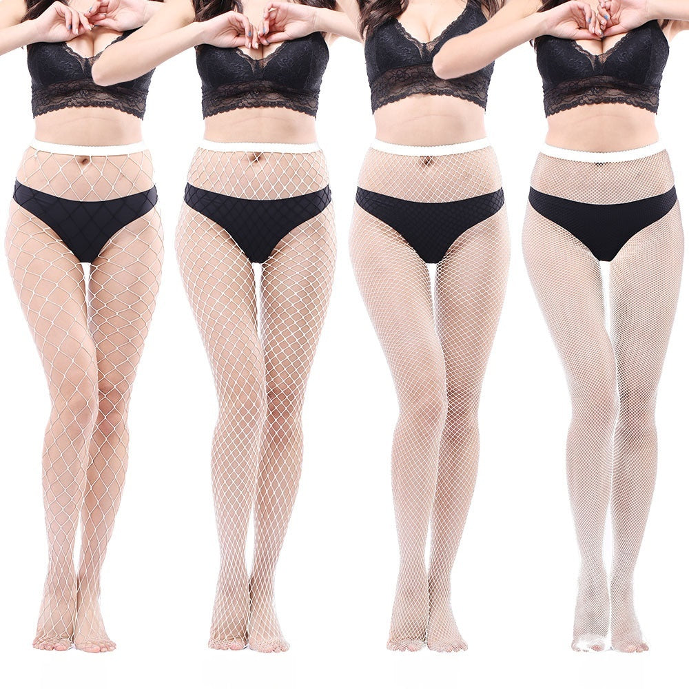 Fashion Fishnet Tights – Ripped Stretch Mesh Pantyhose