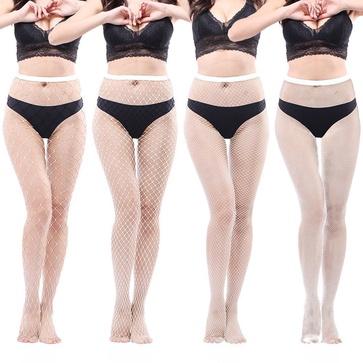 Fashion Fishnet Tights – Ripped Stretch Mesh Pantyhose