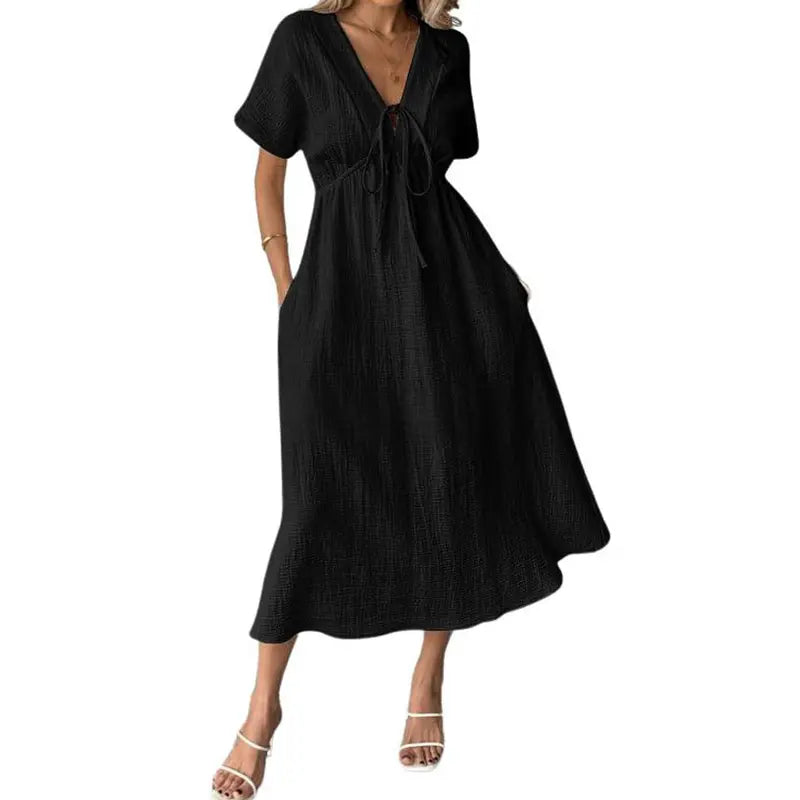 Breezy Cotton Midi Dress