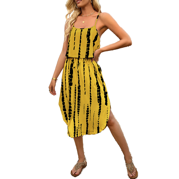 Boho Tie Dye Midi Dress