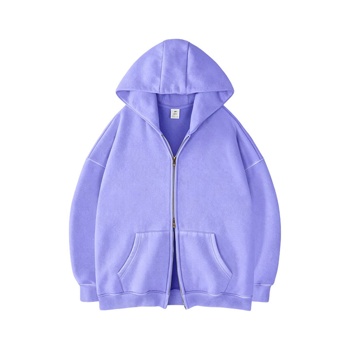 Double Zip Oversized Hoodie