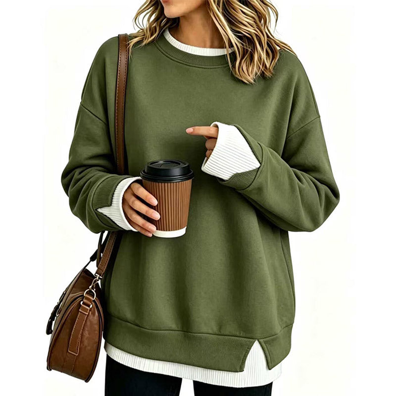 Relaxed Fit Layered Sweatshirt