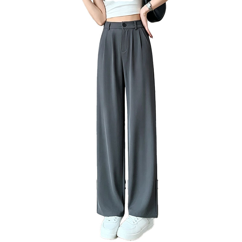 High Waist Pleated Wide Leg Pants
