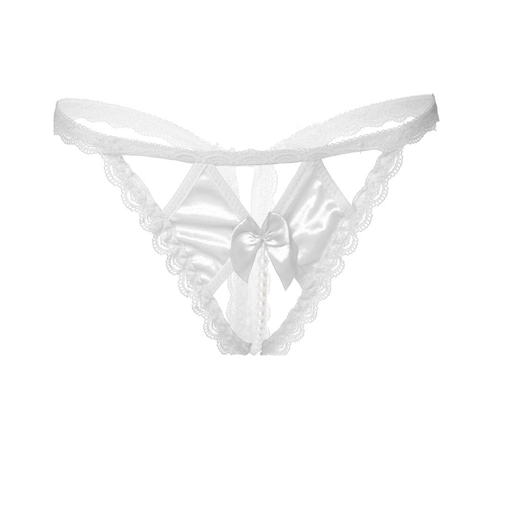 Low-rise lace panties