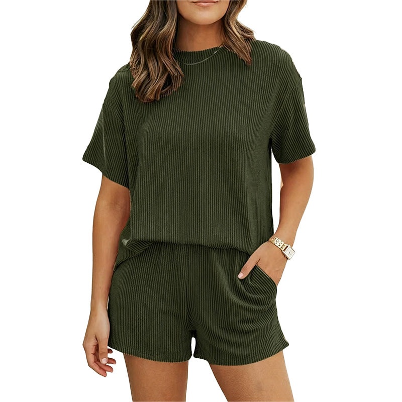 Relaxed Ribbed Lounge Set