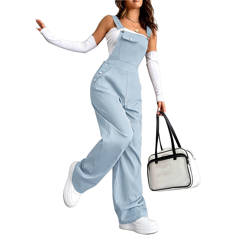 Classic Casual Bib Jumpsuit