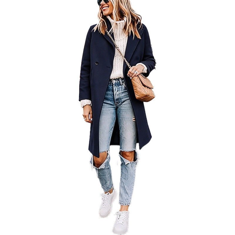 Elegant Longline Winter Coat