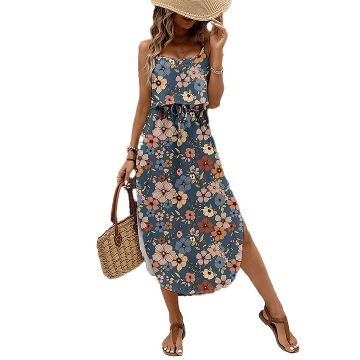 Boho Tie Dye Midi Dress
