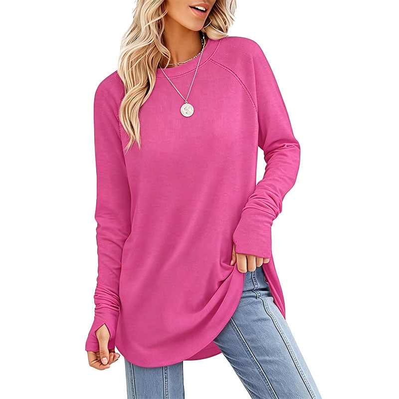 Longline Raglan Sleeve Tunic
