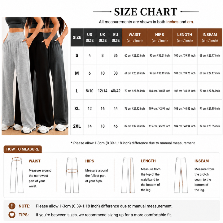 High Waist Wide Leg Lounge Pants