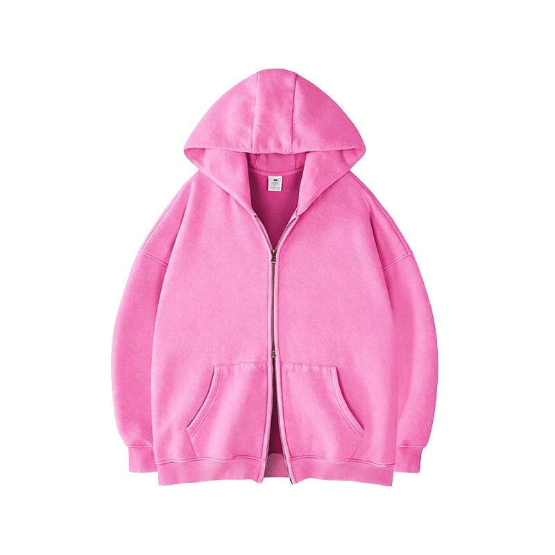 Double Zip Oversized Hoodie
