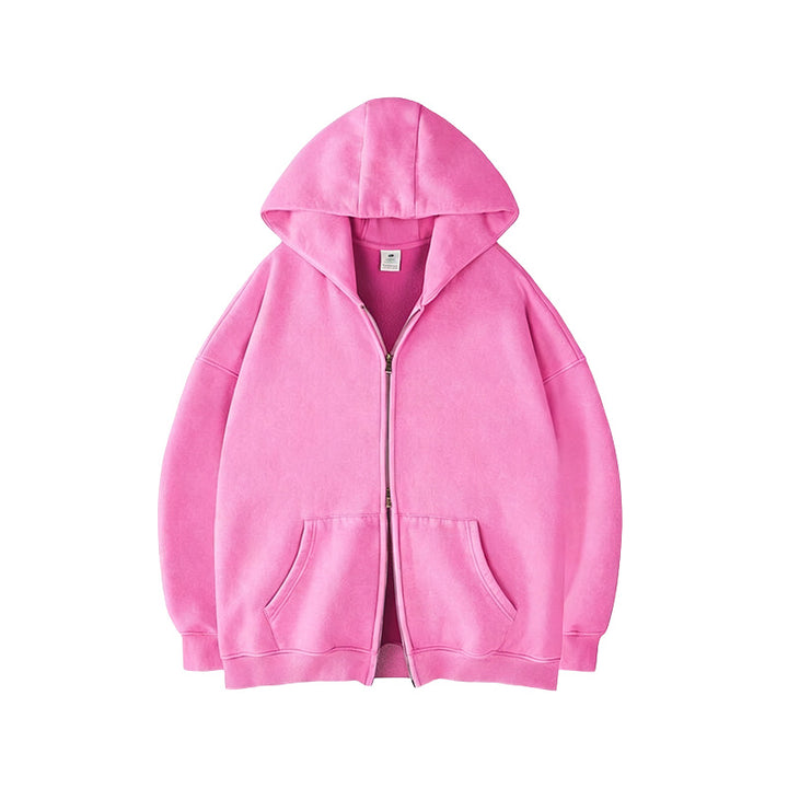 Double Zip Oversized Hoodie