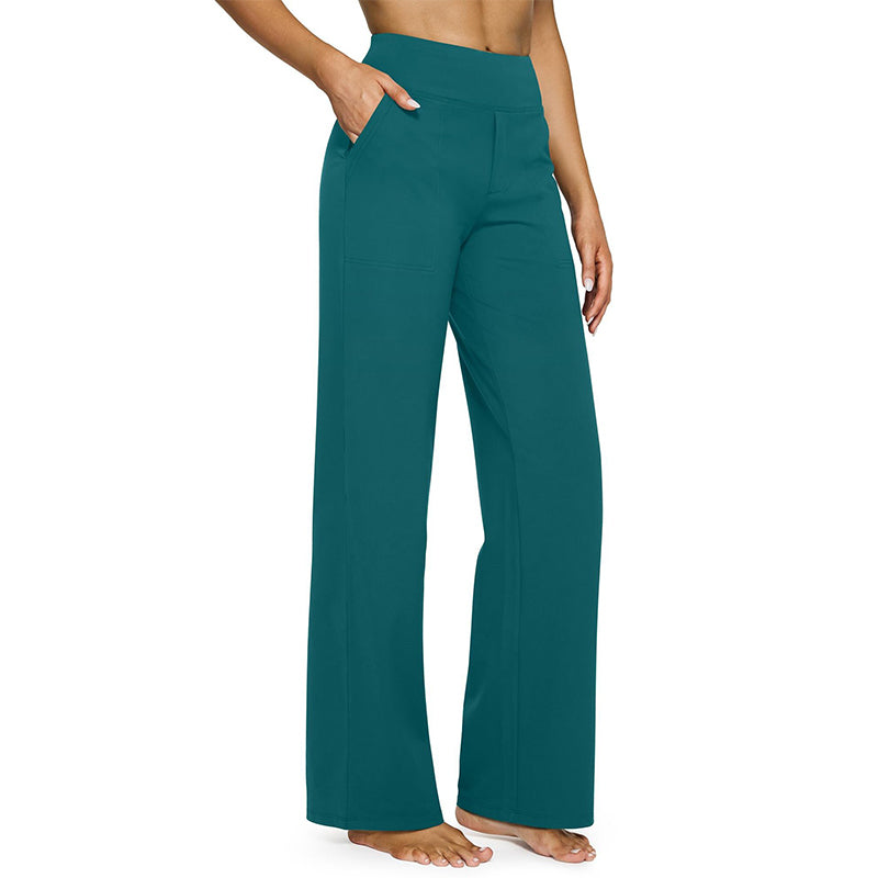 High Waist Wide Leg Dress Pants
