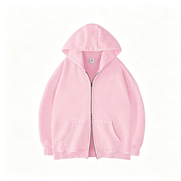 Double Zip Oversized Hoodie