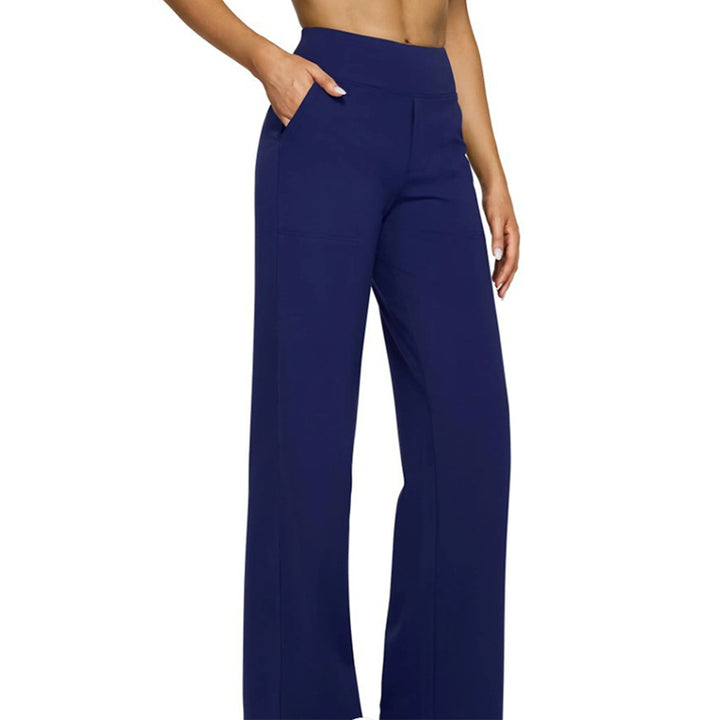 High Waist Wide Leg Dress Pants