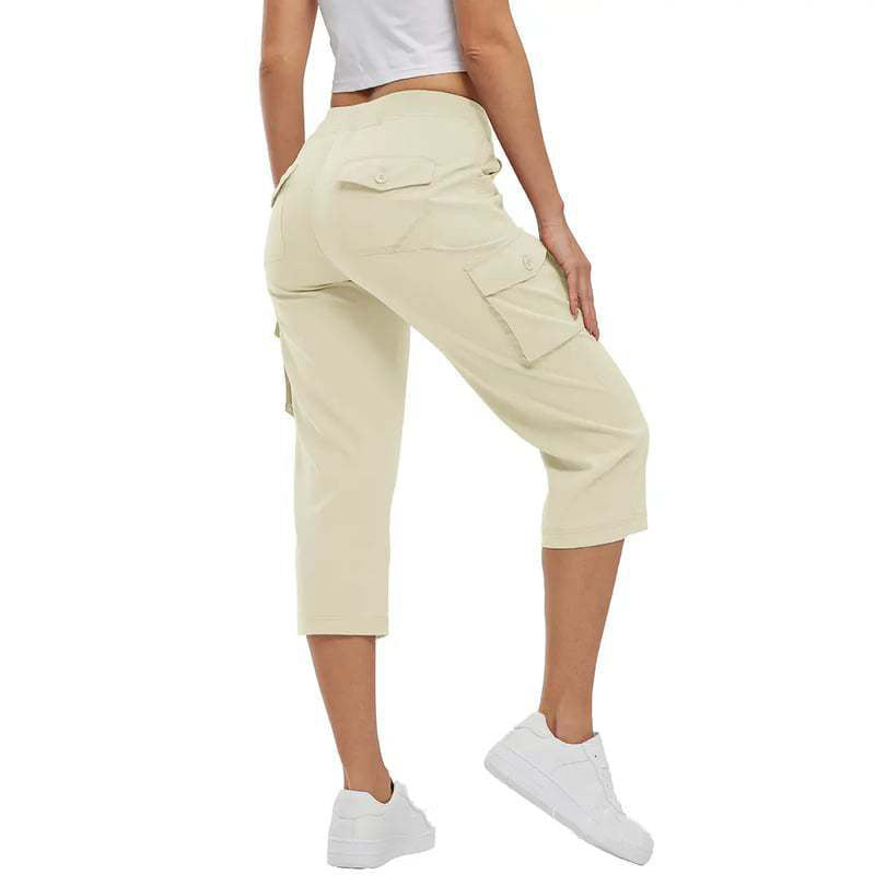 Casual Cargo Capri Pants