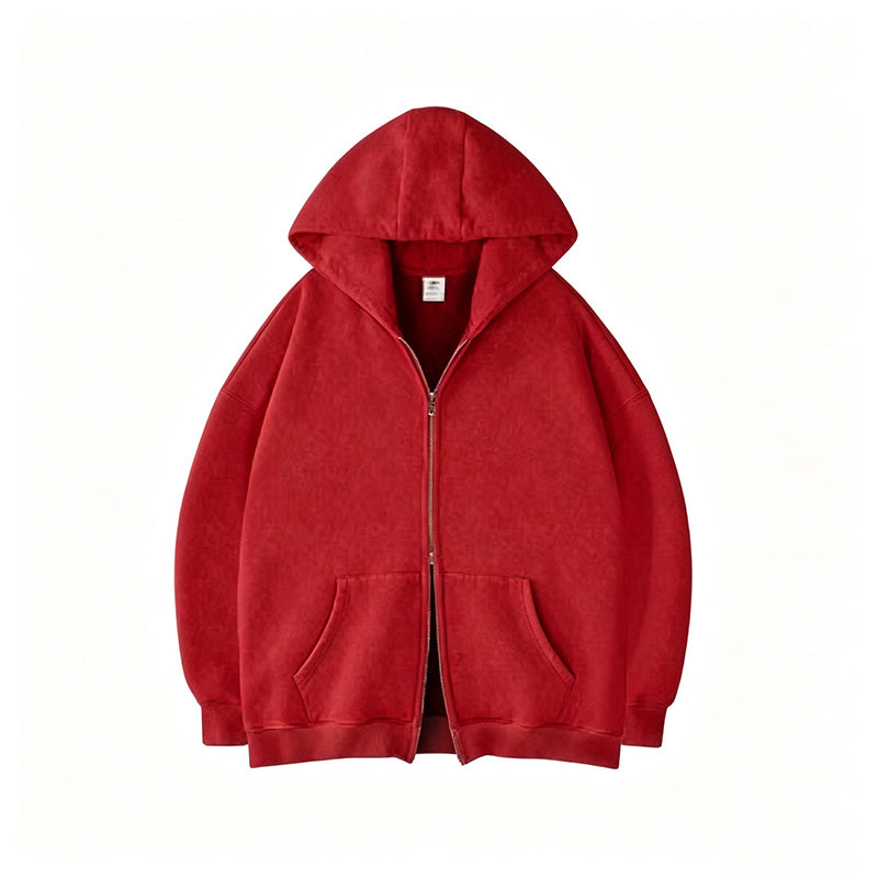 Double Zip Oversized Hoodie