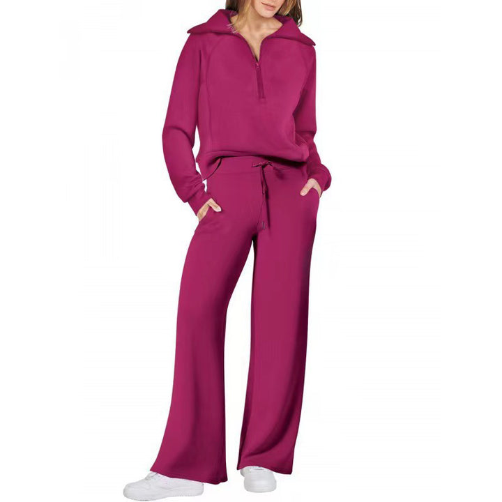 Cozy Half Zip Lounge Set