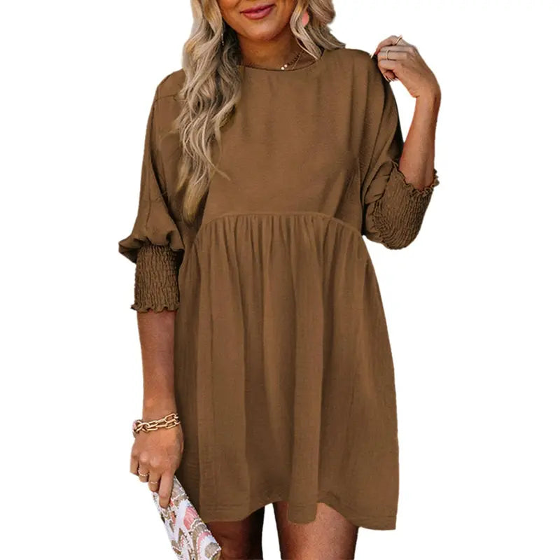 Relaxed Smock Mini Dress
