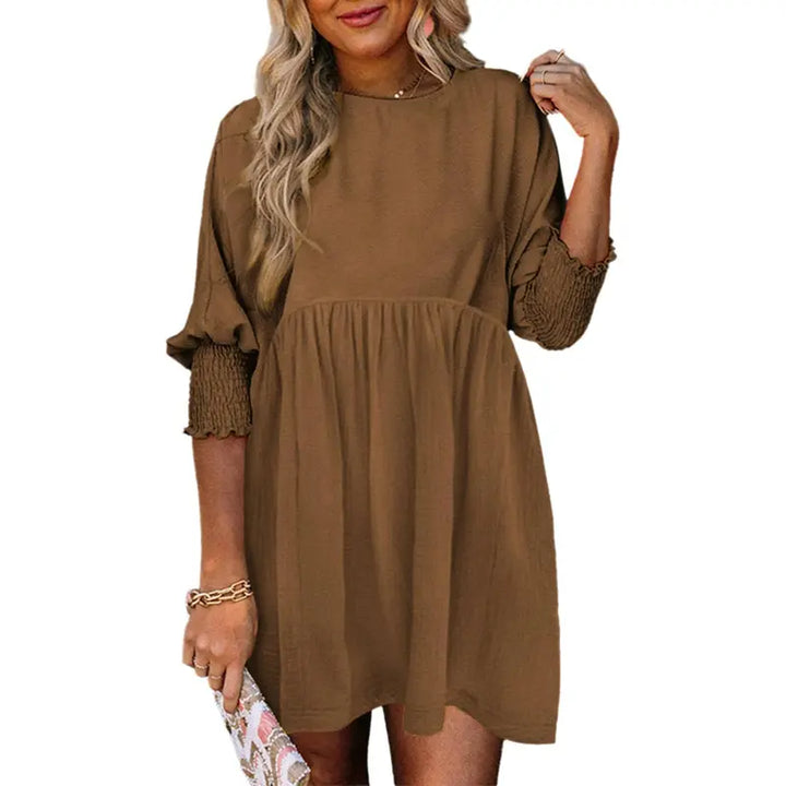 Relaxed Smock Mini Dress