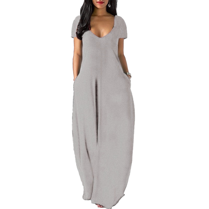Relaxed Pocket Maxi Dress