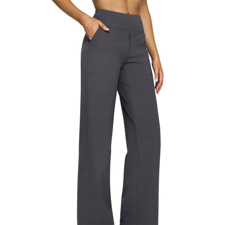 High Waist Wide Leg Dress Pants