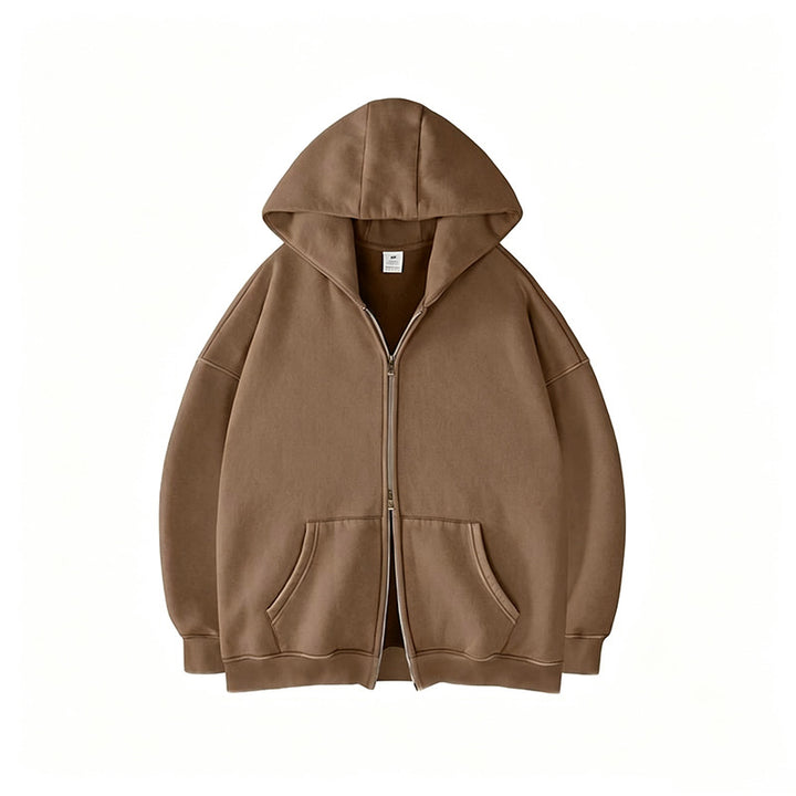 Double Zip Oversized Hoodie