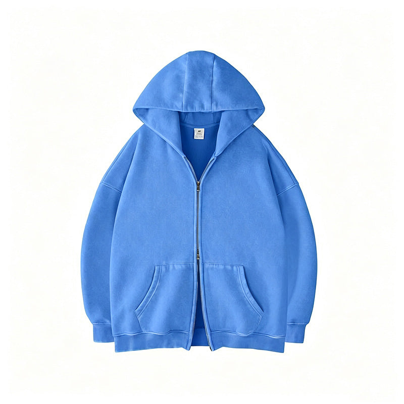 Double Zip Oversized Hoodie