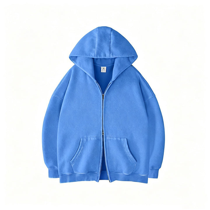 Double Zip Oversized Hoodie