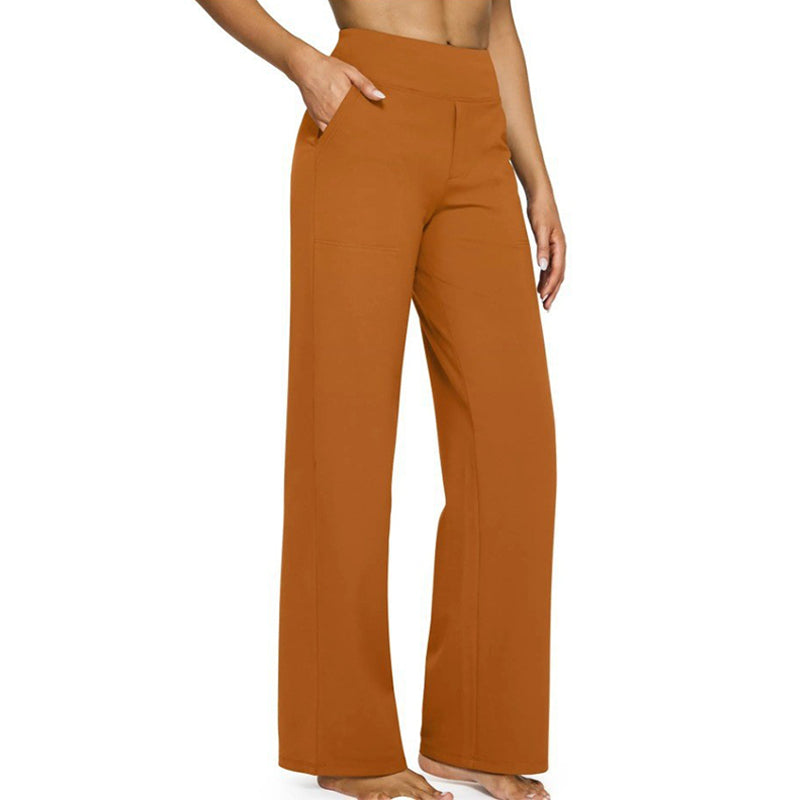 High Waist Wide Leg Dress Pants