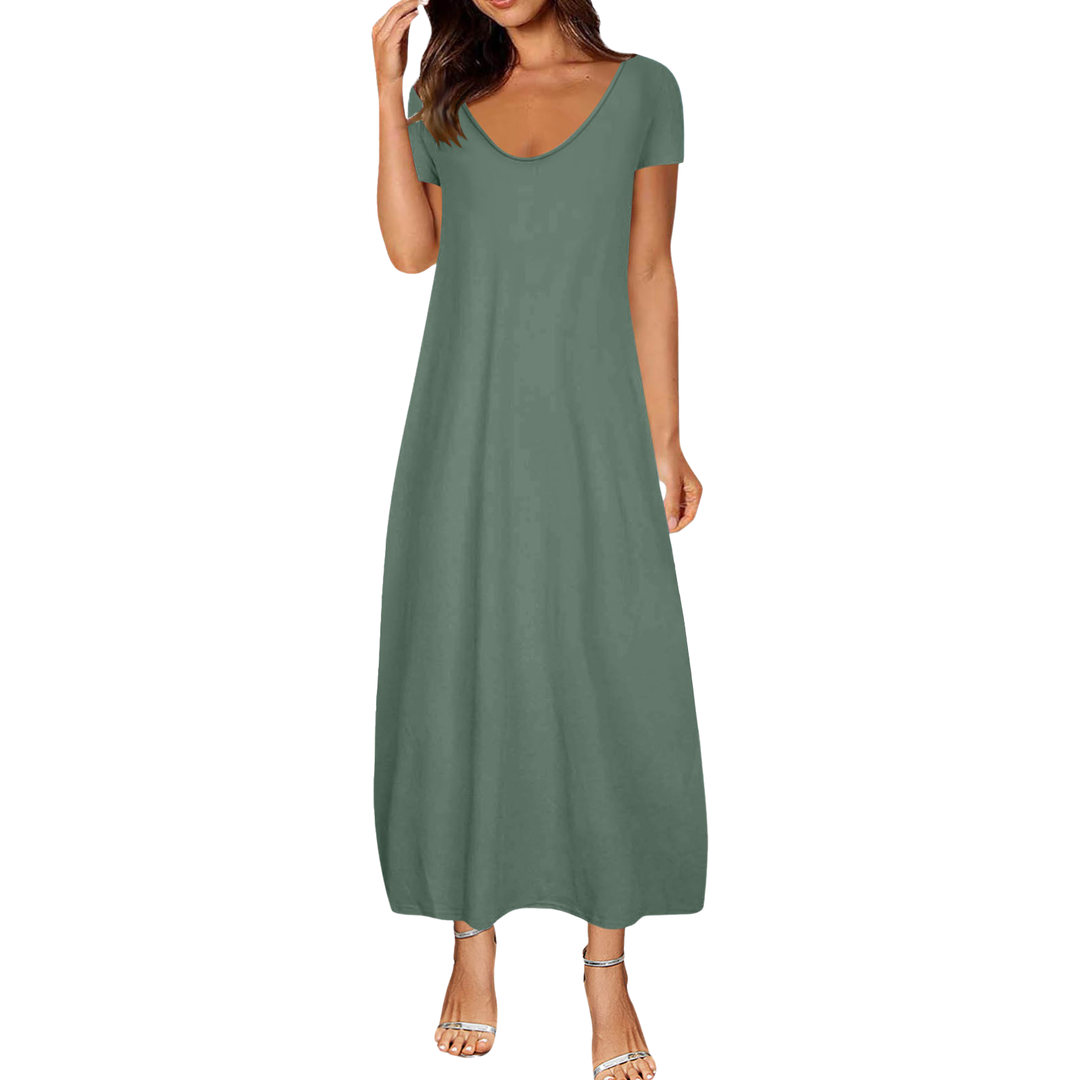 Relaxed Pocket Maxi Dress