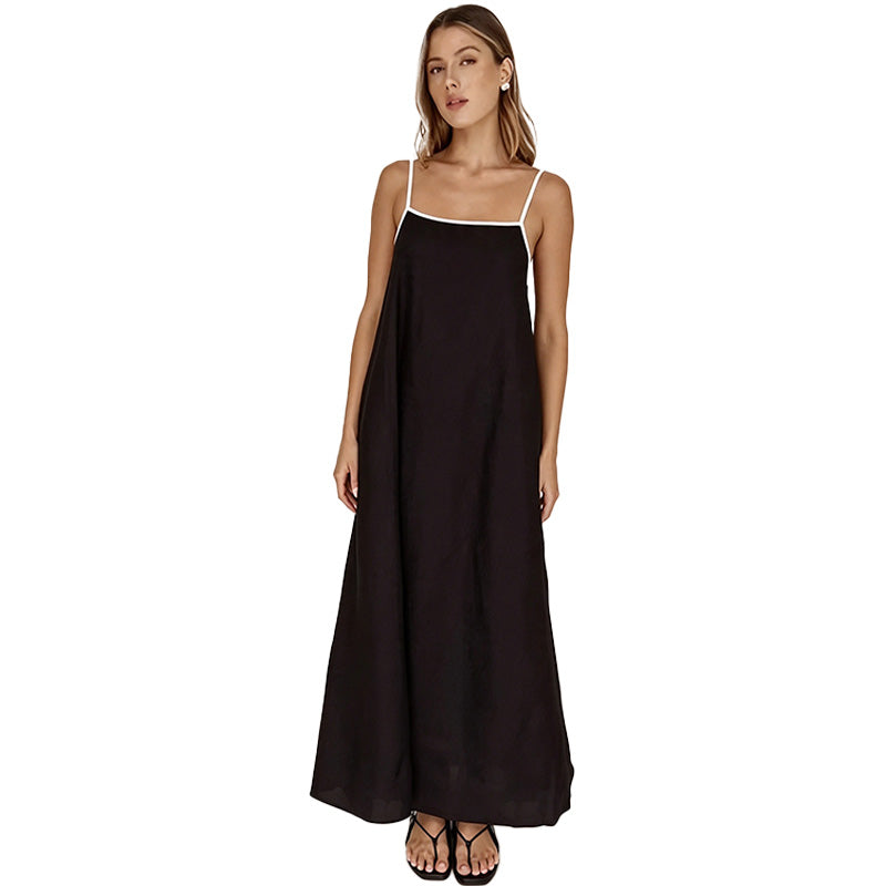 Minimalist Spaghetti Strap Maxi Dress