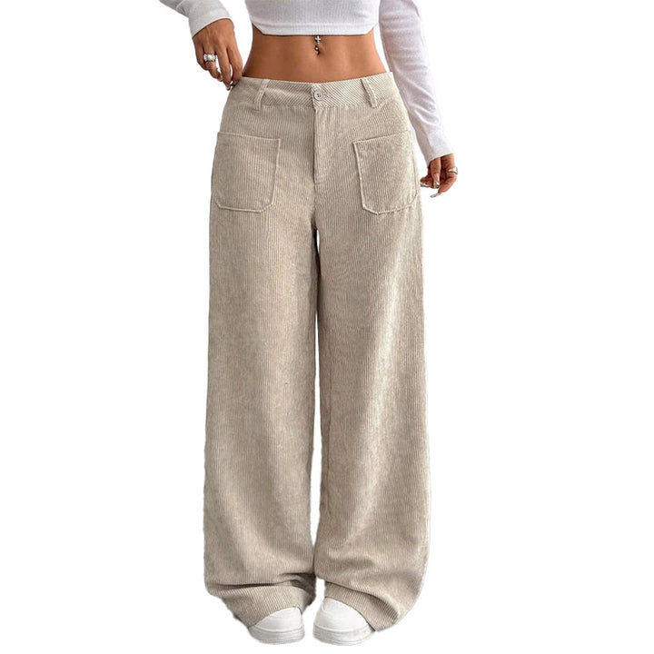 Corduroy Wide Leg Pants
