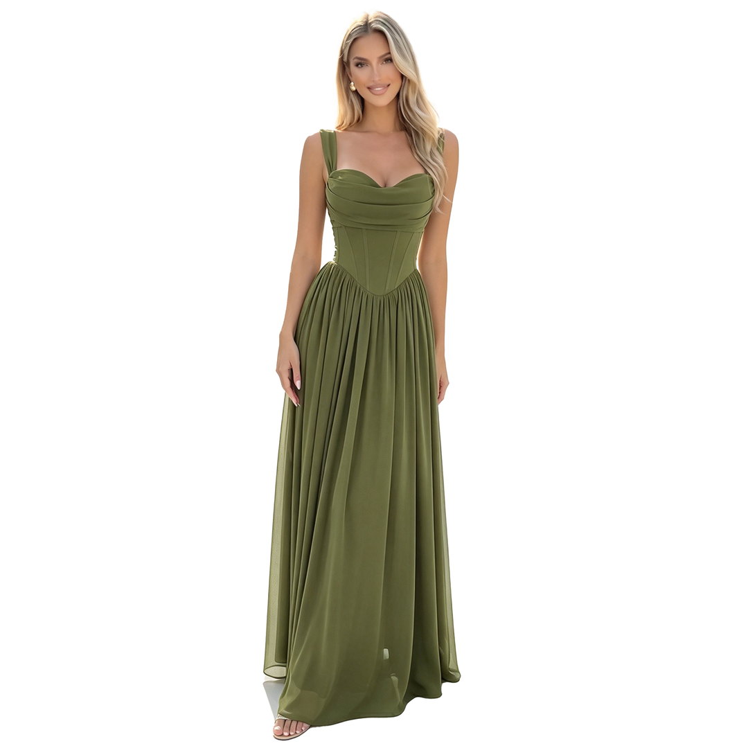 Sweetheart Corset Maxi Dress